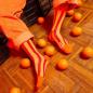Preview: Juicy Oranges Socken 2er Pack mit oranges Design von Eat My Socks
