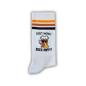 Preview: Pegada Beer Happy Sportsocken weiß mit lustigem Bierprint für Crossfit und Gym