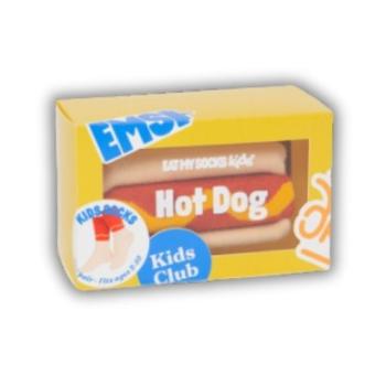 Hot Dog Kids Socken mit lustigem Snack-Motiv