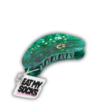 Verspielte Hair-Claws als stylischer Haarschmuck Gurken Design