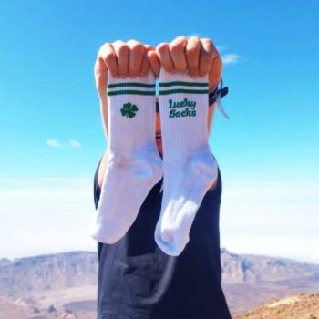 Preview: Detailaufnahme der verstärkten Polstersohle der Pegada Sportsocken für bessere Dämpfung.