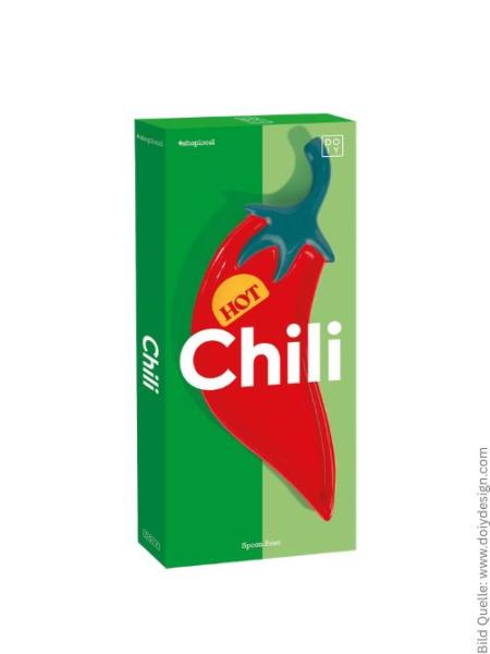 Verpackung der Chili-Design Löffelablage von DOIY.
