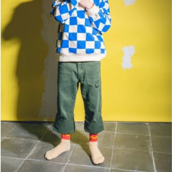 Unisex Crew Kids Socken im Hot Dog Design