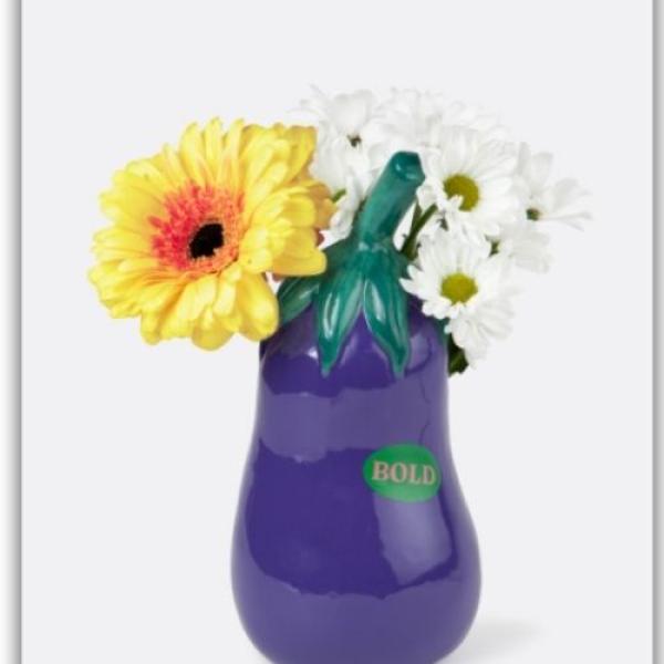 Utensilienhalter Aubergine aus der Farmers Market Kollektion