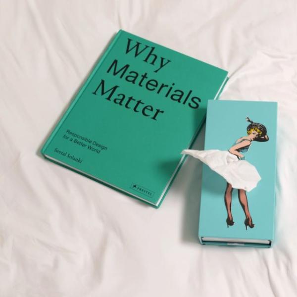 Tissue UP Girl Design Taschentuchbox Mint