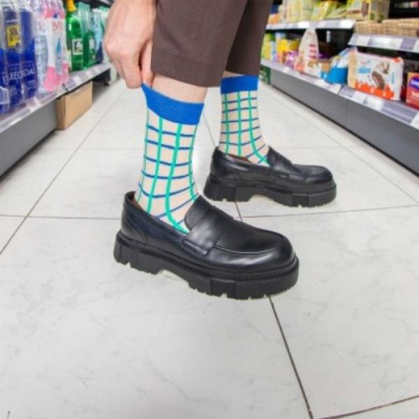 Originelle unisex Socken in Schoko-Optik